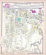 Portsmouth 4, New Hampshire State Atlas 1892 Uncolored